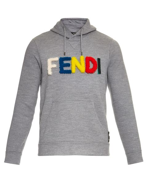 fendi mens jacket|fendi men's gray pullover hoodie.